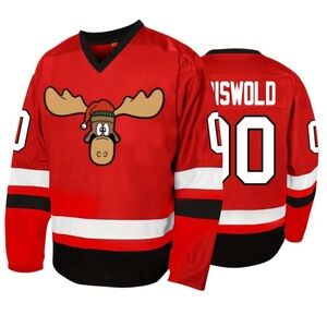 Men's “Christmas Vacation” Inspired Red Hockey Jersey - Size XL - NWT
